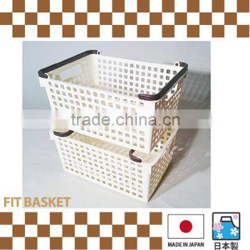 Stacking storage container by plastic product manufacturer in Japan