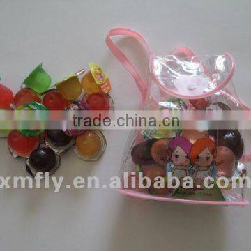 Mini fruit jelly cup assorted in bag packing