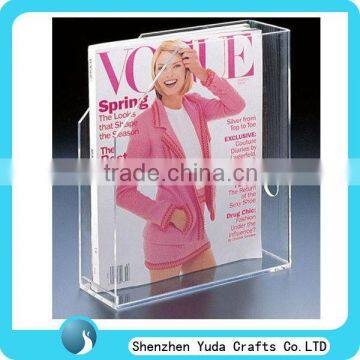 plexiglass commercial floor magazine rack,acrylic brochure holder,magazine rack