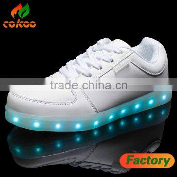 led shoes Led switch can change battery shoes Korean fashion boy girl shoes