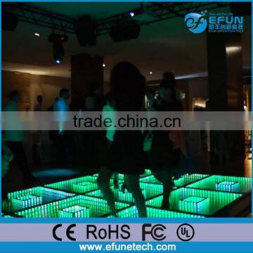 DMX/SD/WIFI/Remote control waterproof 3d led dance panel,rgb disco light dance floor