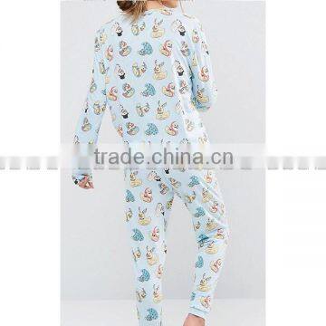 China Best Quality Cotton Fabric Cartoon Printing Sleepwear photo-2