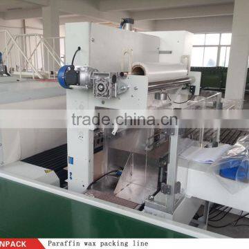 Paraffin wax packing line