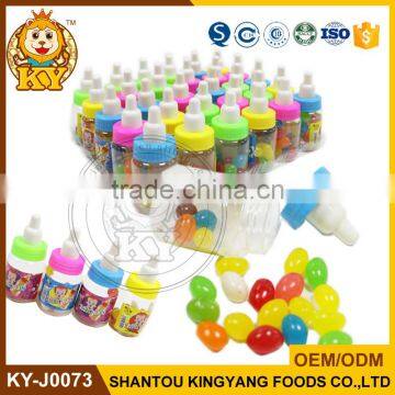 Colorful Jean Beans Soft Jelly bean CANDY IN NIPPLE BOTTLE