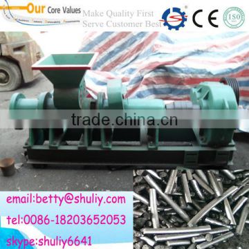 coal dust charcoal briquette extruder machine