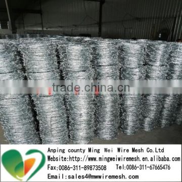 Barbed wire fencing prices / competitive price double-twist barbed wire screwed