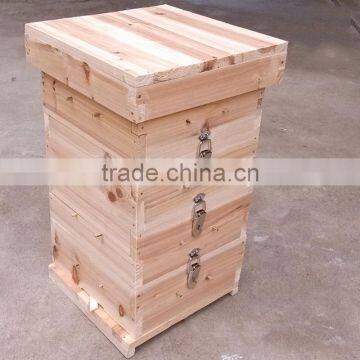 export China fir wood bump seamless butt joint best quality bee hive wholesale from beekeeping factory honey manufacturer