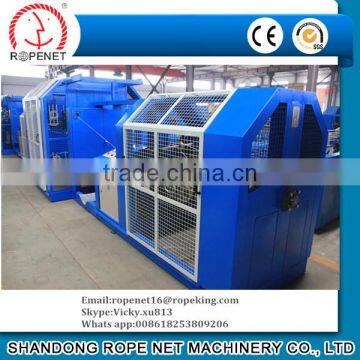 China manufacturer 3 strand plastic cord twisting machine // Email:ropenet16@ropeking.com ,Mobile:008618253809206