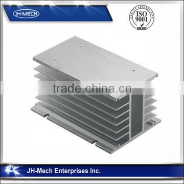 Silver anodized small household appliance heat sinks