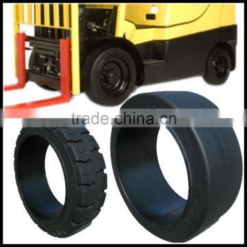 forklift press on tires used for mini electric forklift