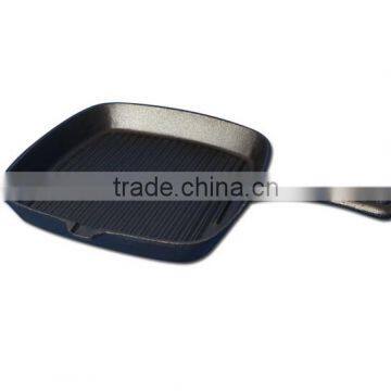 Black Rectangular Non-stick Iron Cast Frying Pan photo-2