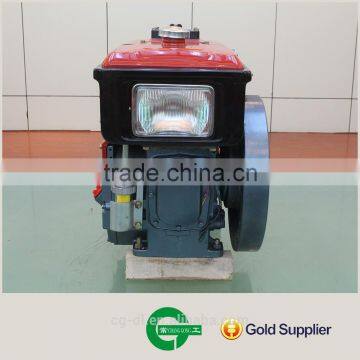 Water-cooled Diesel Engine CGZ12 CHANGGONG design 2-cylinder 4 stroke diesel engine for sale