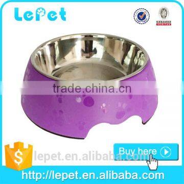 Christmas sales Melamine stainless steel pet feeder for dog bowl feeder