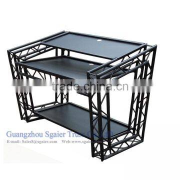 Wholesale folding dj table aluminum material light fastness