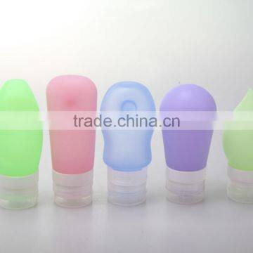 Convenient BPA free Mini Travel silicone bottle