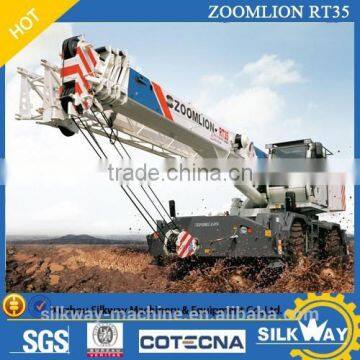 ZOOMLION off road crane RT35 with excellent working performance