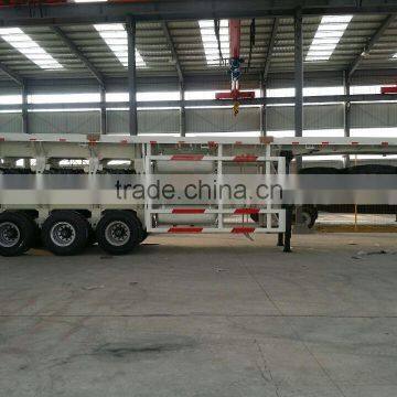 Tri-axle 60 Tons Extendable Low Bed Semi Trailer, Wind Power Transporter Truck Trailer photo-4