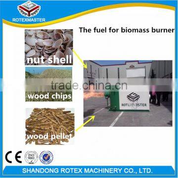 Wide Adaptability Corn Stalk/Wheat Stalk /Peanut Shell Biomass Burner With High Heating Temperature