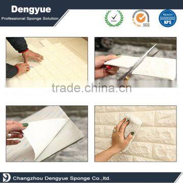 3D Foam Bricks Panel Foam Wallpaper Self-Adhesive PE Foam Wall Sticker Soundproof photo-6