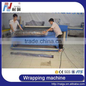 China Foshan NaiGu Manufacturer Semi-automatic Mattress Roll Packing Machine photo-3