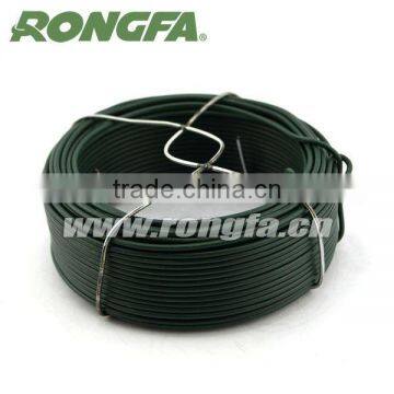 15m 20m 30m Green Plastic Coated Garden Round Iron Wire