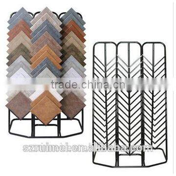 Customized Floor Standing Multi-tier Ceramic Tile Display