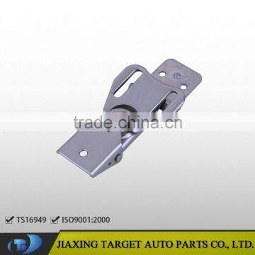 Butterfly shape toggle latch lock for machine