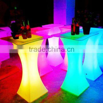 LED Table and Chair &portable Bar Square Table With Multicolor Change photo-2