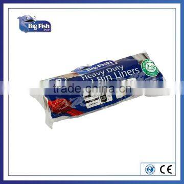 Plastic white disposable garbage bag/trash bag/Pedal Pin liner