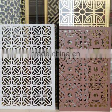 Decorative Carved Facade Panel Aluminum Laser Cut Outdoor Metal Screen photo-2