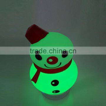 2017 New Arrivals Mini Cartoon Snowman Shape Outdoor Portable Bluetooth Speaker With Light photo-5