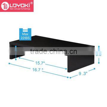 MDF Wood Computer Monitor Riser 16.7 Inch Monitor Stand Save Space Computer Monitor Stand photo-3