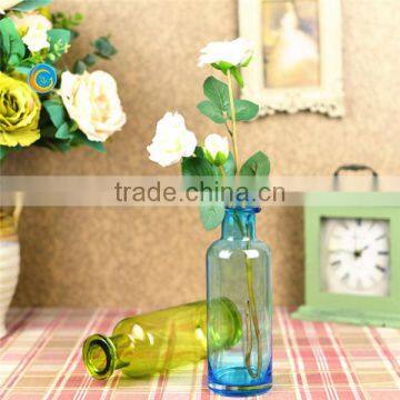 Murano glass vases and bottles