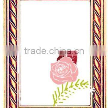 golden rectangle dressing decor mirror