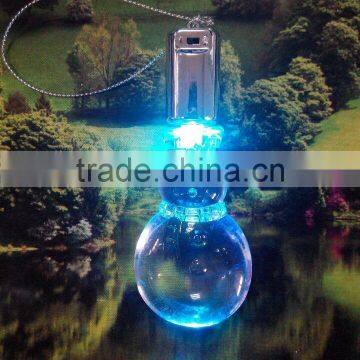 Acrylic Crystal LED 7colors Flashing Angel Snowman Santa Xmas Tree Hanging Ornaments photo-5