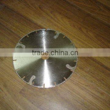 Special shape Electroplated cutting discs for wood cutting/Electroplated Diamond Saw Blades with Four Wings