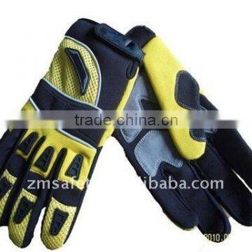 Highly abrasion resistant safety mechanic sport gloves ZM894-H