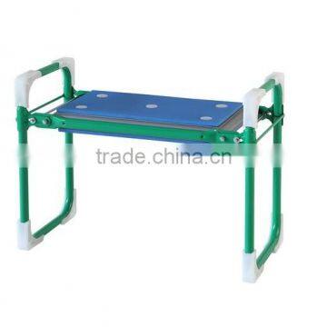 Folding garden kneeler and seat