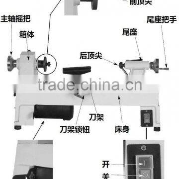 European Quality CE Certification DIY Wood Lathe MC1018VD photo-2