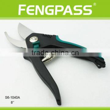 S6-1040A 8 Inches PP+ TPR Handle With Stainless Steel and Strong Power Classical Garden Scissors photo-2