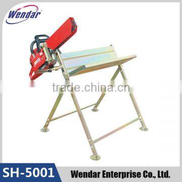 Log Saw Horse with Chainsaw Holder Steel saw horse