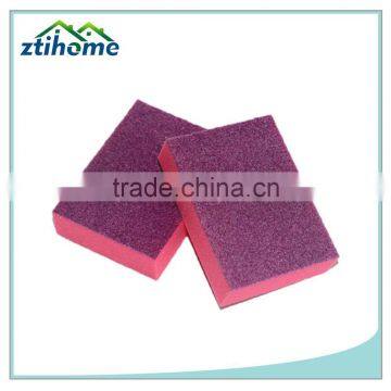 single side red color change sponge for kitchen