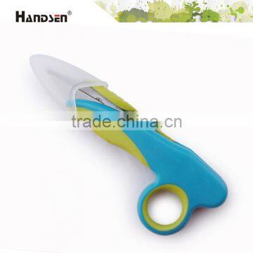 New 5" soft rubber grip with protection yarn scissors