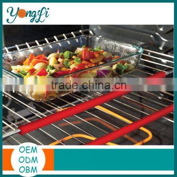 Wholesale Amazon Non Toxic Oven Rack Edge Clip Silicone Heat Resistant Oven Shelf Guard