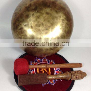 High Quality Handmade in Nepal Special Antique Look Singing Bowl photo-2