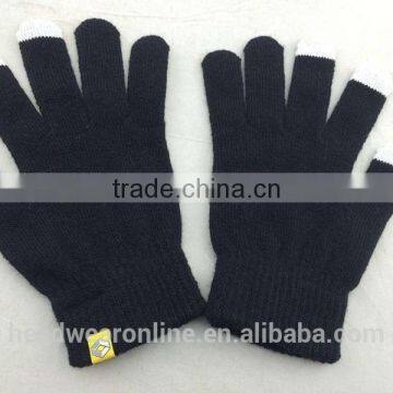 specialty custom practical mobile phone and tablet computer touch screen gloves