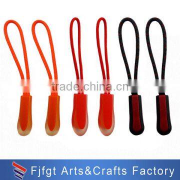 Custom silicone rubber bag/garment price closet cloth zipper,soft pvc zipper pull