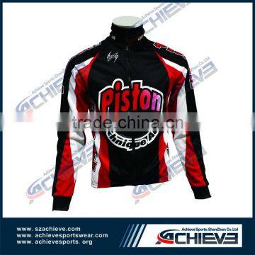 Custom shenzhen cycling shirt to wear long sleeve mountain bike