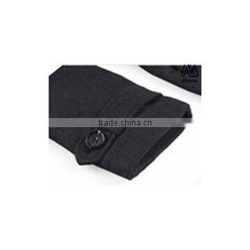 Newest Style Men's Woollen Coat Wool Polyester Fabric photo-6