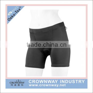 Wholesale Breathable Women Padded Cycling Bib Shorts With Custom Printing